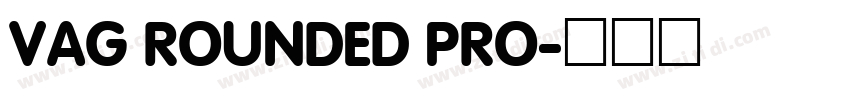 VAG ROUNDED PRO字体转换